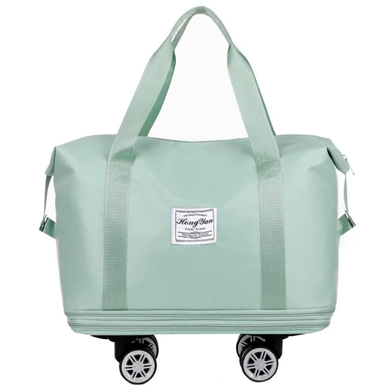 Universal Wheel Expandable Travel Bag with Large Capacity and Dry-Wet Separation