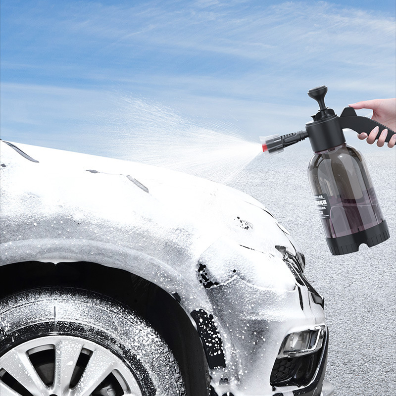 Car Wash Spray Bottle Hand Pump Foam Sprayer Car Air Pressure Spray Washer Auto Detailing & Window Cleaning Tools