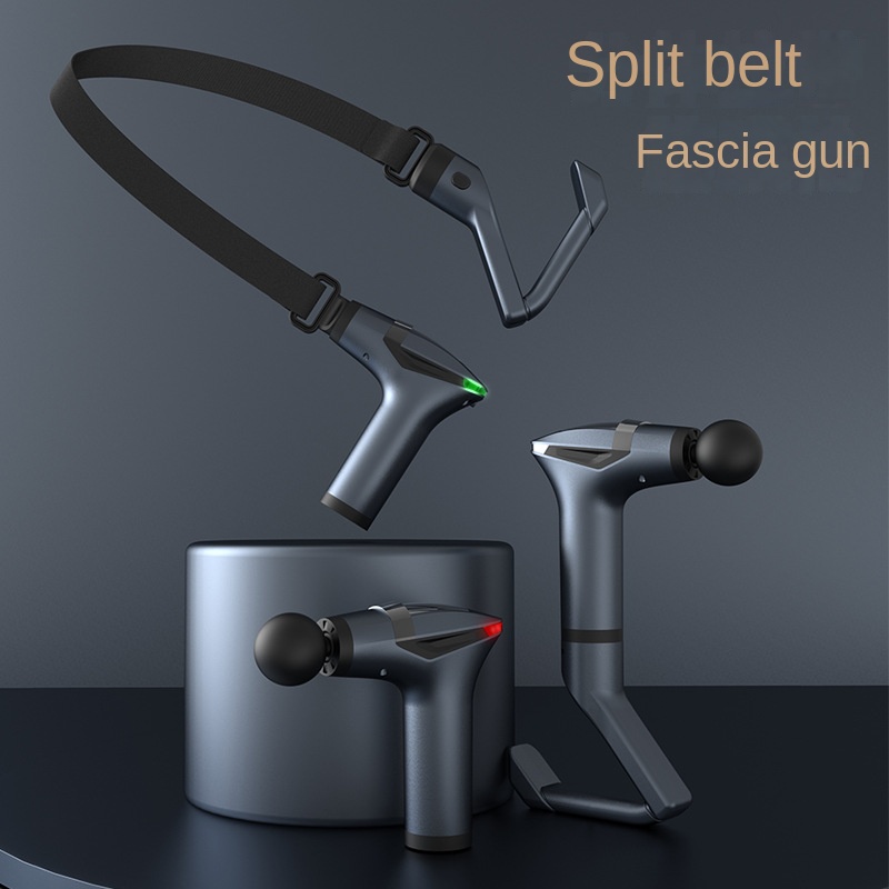 Multifunctional Long-handle Massage Gun for Deep Tissue Percussion, Electric Body Muscle Relaxation & Remission Therapy