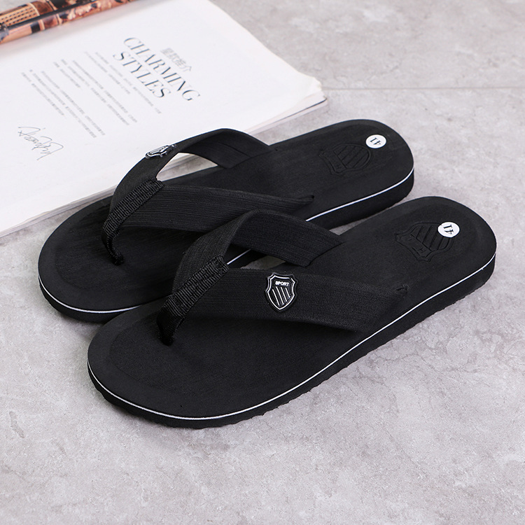Men's Slippers Hot Sale, Men Flip Flops, Beach Sandals Non-slip, Fashion Hombre Casual House Slippers High Quality Brand