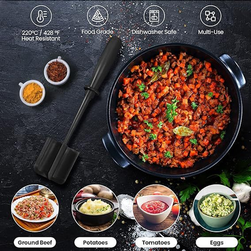 Handheld Meat Grinder, New Household Kitchen Meat Chopper, Spatula Meat Mashing Machine