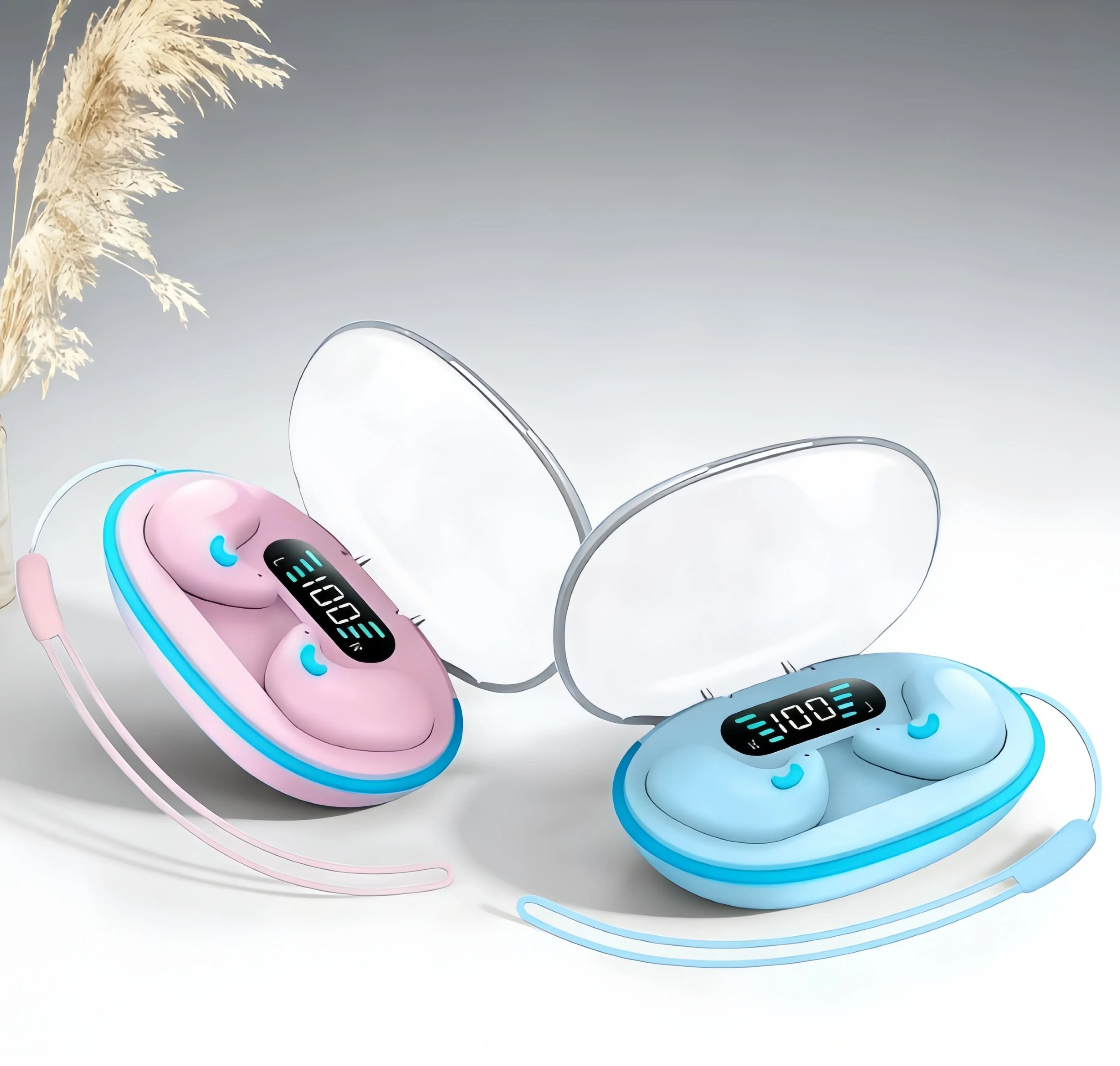 Wireless Sleeping Bluetooth Earbuds with Waterproof Hi-Fi Stereo and Noise Reduction