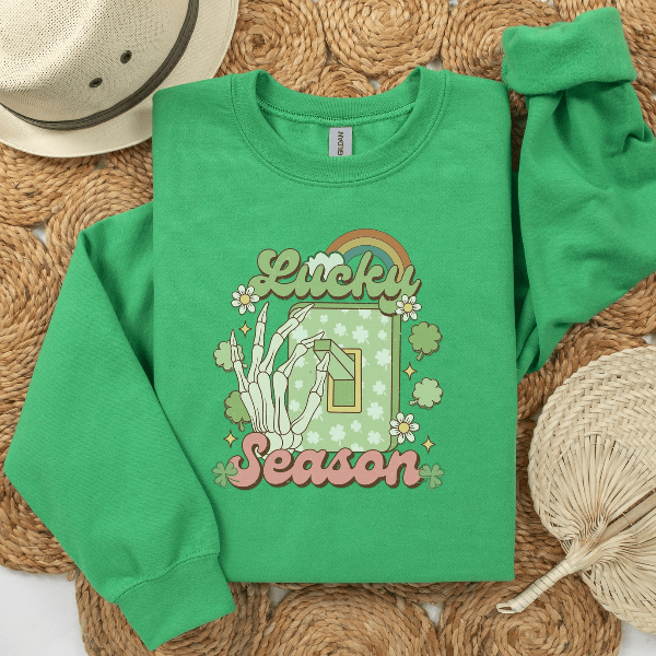 Funny St Patricks Day Shirt Retro Lucky Shamrock Vintage Irish Tee Gift