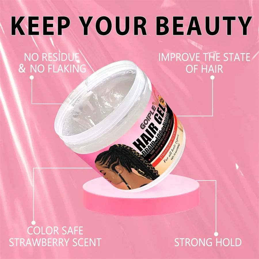 Strong Hold Professional Braid, Twist, and Lock Gel