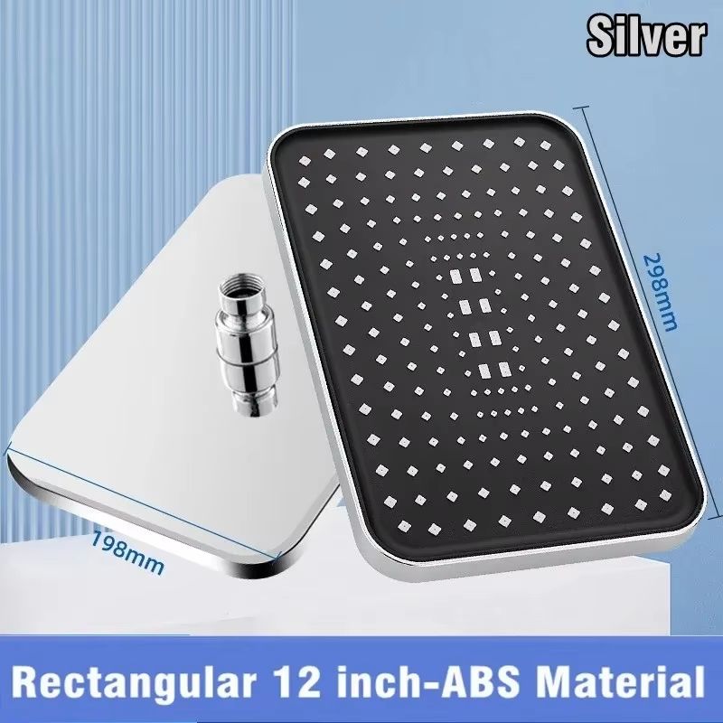 High-Pressure Large Panel Overhead Shower Head Universal Rainfall Showerhead