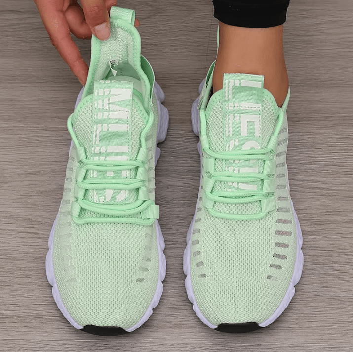 Womens Breathable Sports Shoes – Lightweight Mesh Walking and Jogging Sneakers