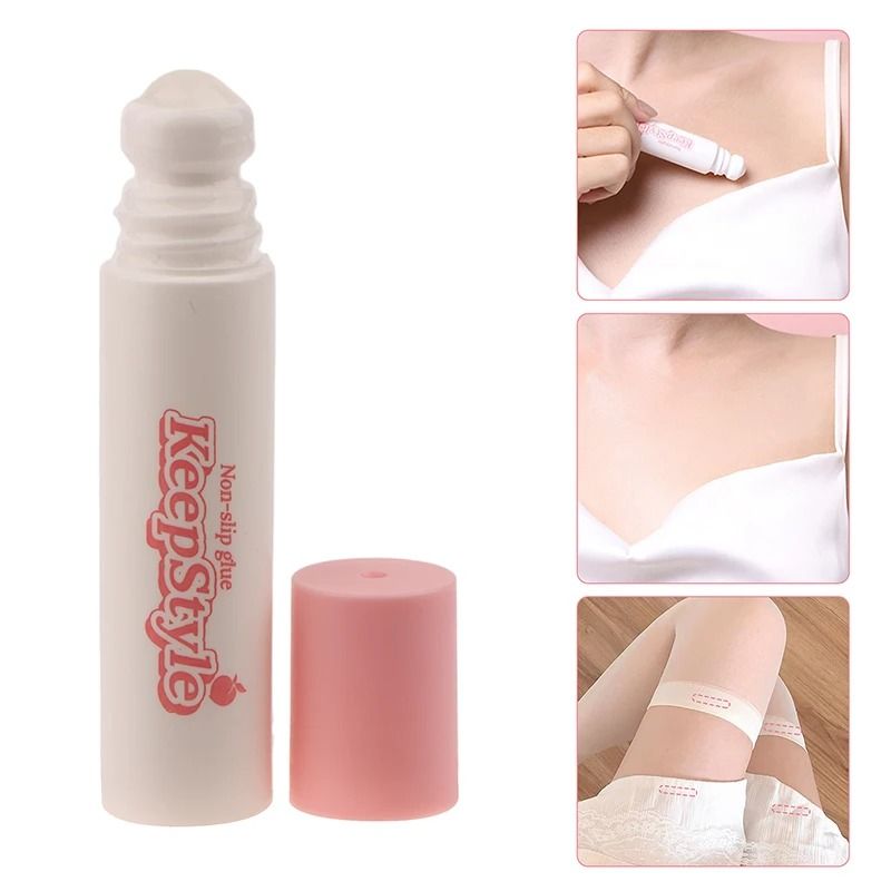 Roll On Skin Adhesive Body Glue for Clothing Non Slip Strap Fixer