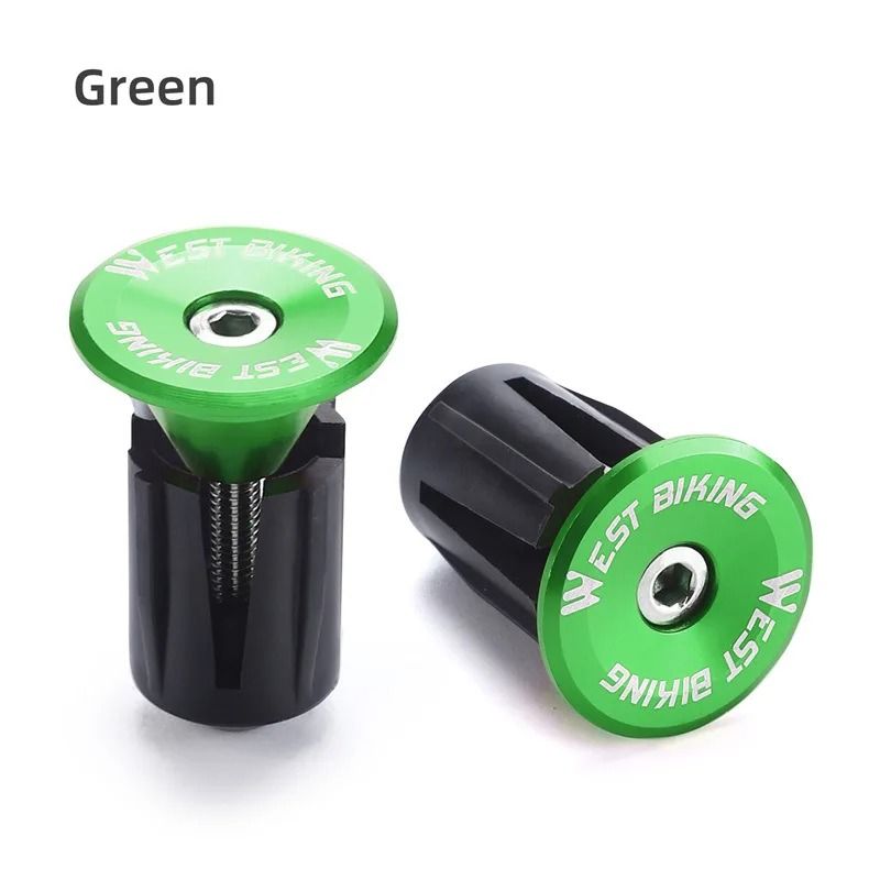 Expanding Aluminum Alloy Bicycle Bar End Plugs (2PCS)