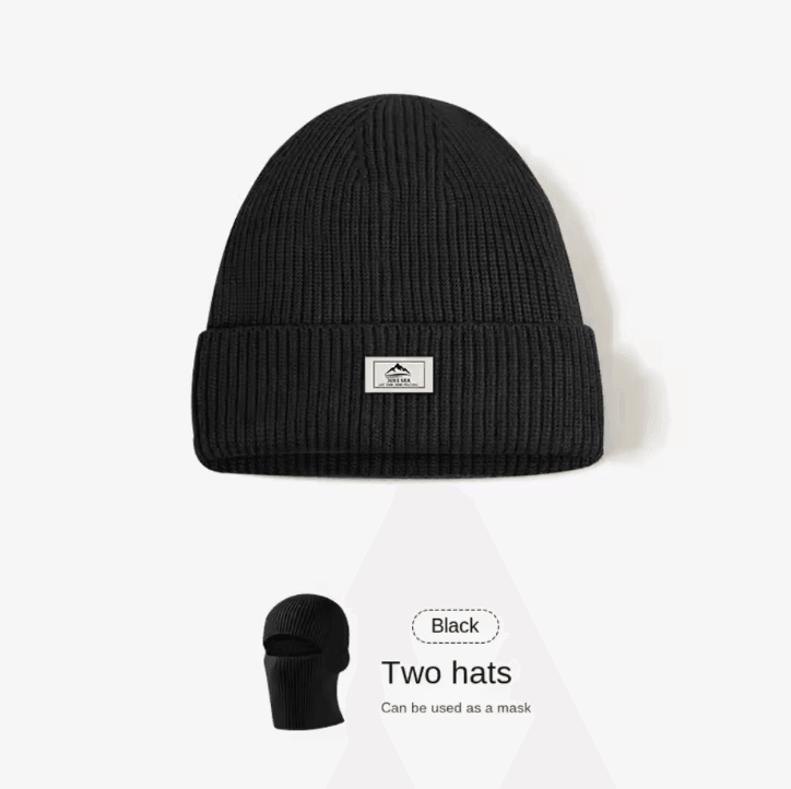 ThermaFlex 2-in-1 Winter Balaclava Hat – Knit Beanie Mask with Thermal Windproof Protection