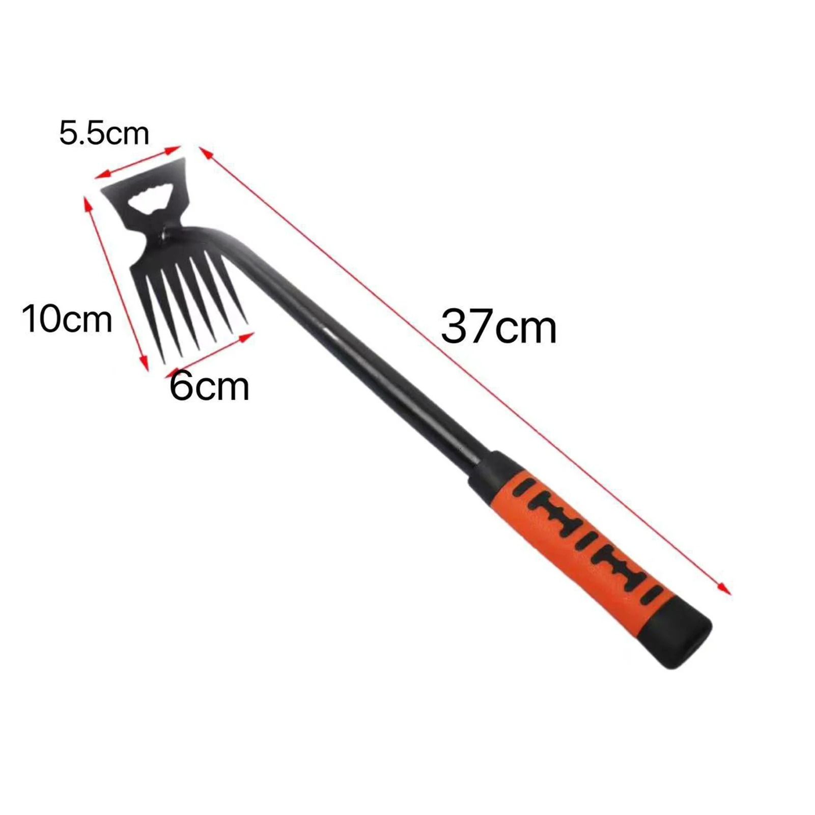 Metal Weed Cleaning Shovel & Garden Rake – 2-in-1 Stainless Steel Dual-Headed Weeding Tool