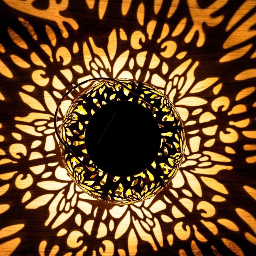 Solar Hollow Projection Garden Lantern