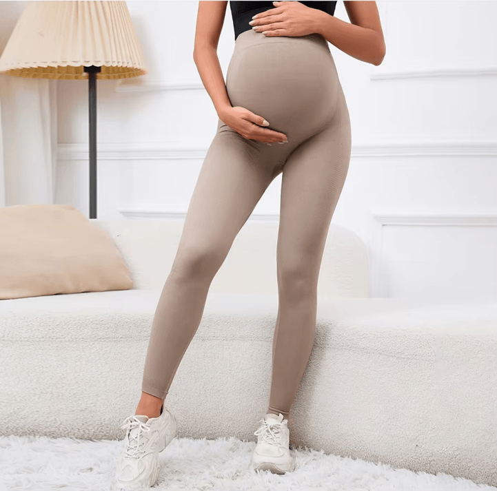 Maternity Yoga Pants High Waist Pregnancy Leggings for Women with Full Belly Support
