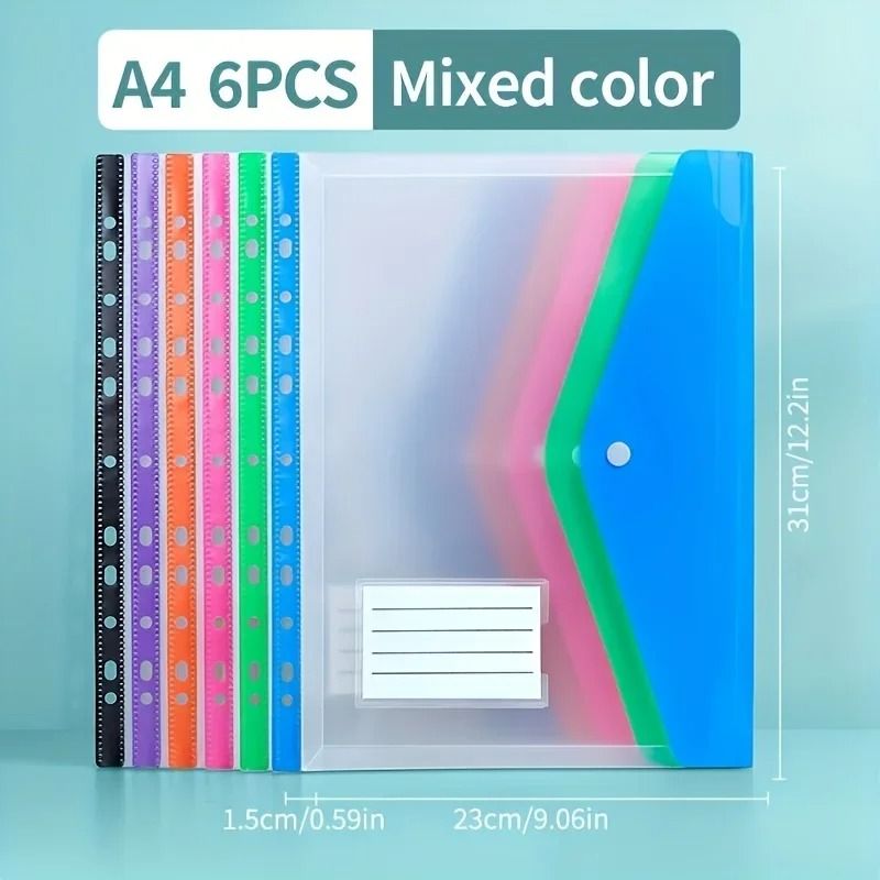Expandable A4 Loose-Leaf Document Pockets