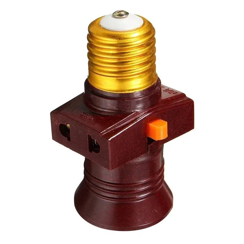 E27 Screw Bulb Holder Adapter with Switch