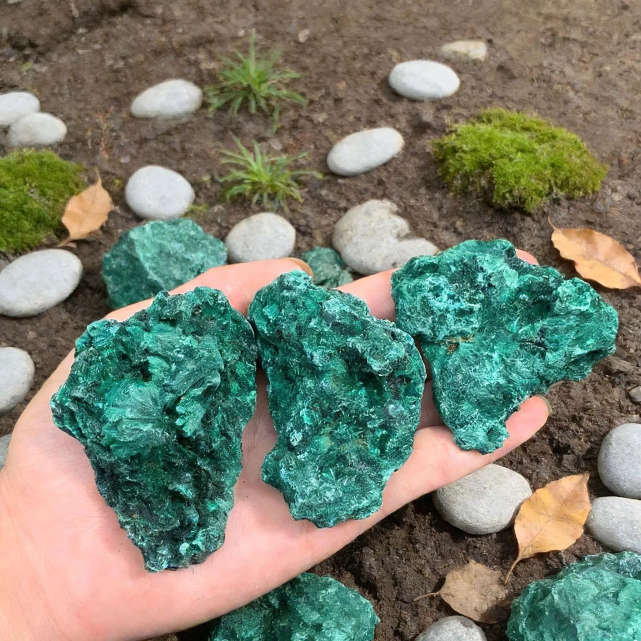 Natural Raw Malachite Specimen