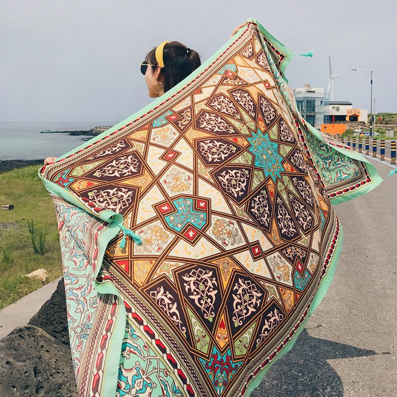 Women Beach Dress, Large Bikini Bathing Swimwear Cover Up Sarong Wrap Scarf