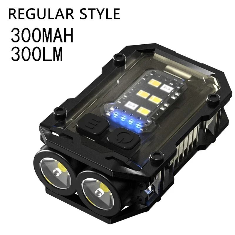 Rechargeable Mini COB LED Keychain Flashlight with Magnetic Base