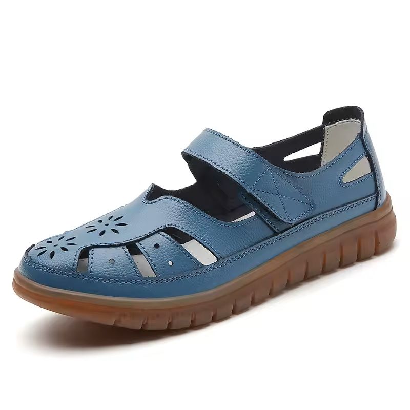 OffWhite Women NonSlip Leather Roman Sandals