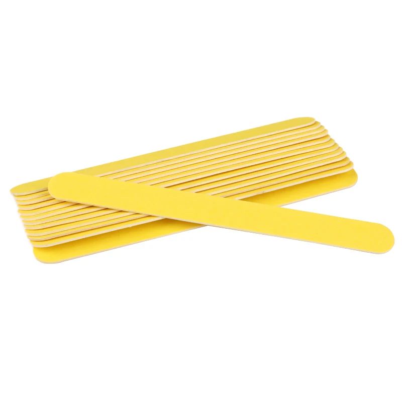 Wooden Nail Files Professional Manicure Pedicure Sanding File Set 20 Pack