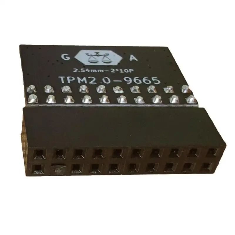 TPM 2.0 20-Pin Encryption Security Module | LPC Hardware-Based Encryption for ASUS, MSI, ASROCK, & GIGABYTE