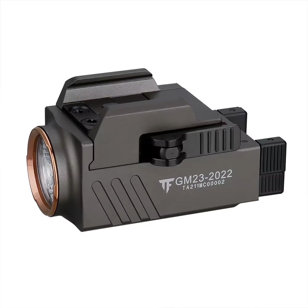 Trustfire GM23 Tactical LED Flashlight – Compact 800 Lumens USB Rechargeable Rail Light