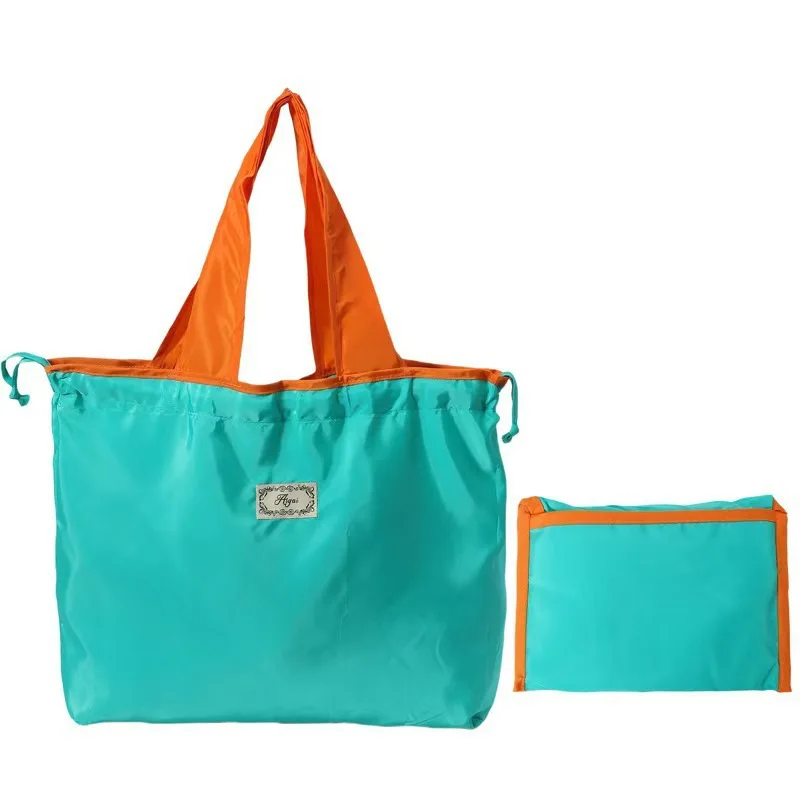 Foldable Reusable Shopping Bag Large Capacity Waterproof Eco Tote Shoulder Bag