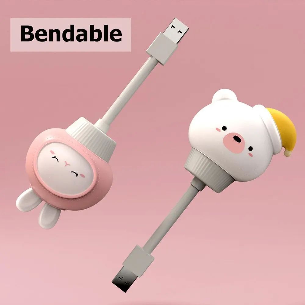USB Cartoon LED Night Light with Remote Control