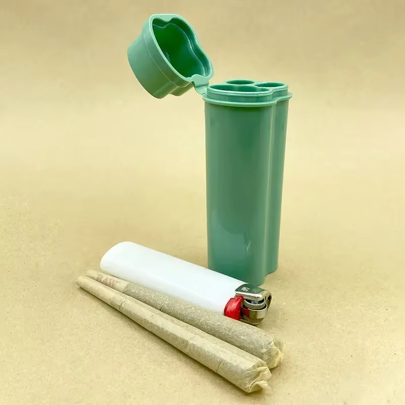 Portable Cigarette Case with Lighter Built in Slim Smoking Accessories Holder