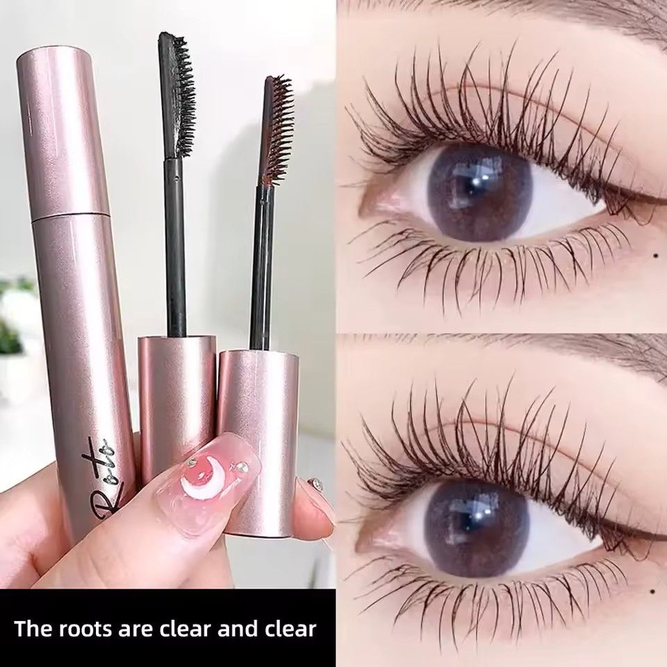 Black Mascara Waterproof Lengthening Silky Eyelashes Volume Eye Makeup Cosmetics