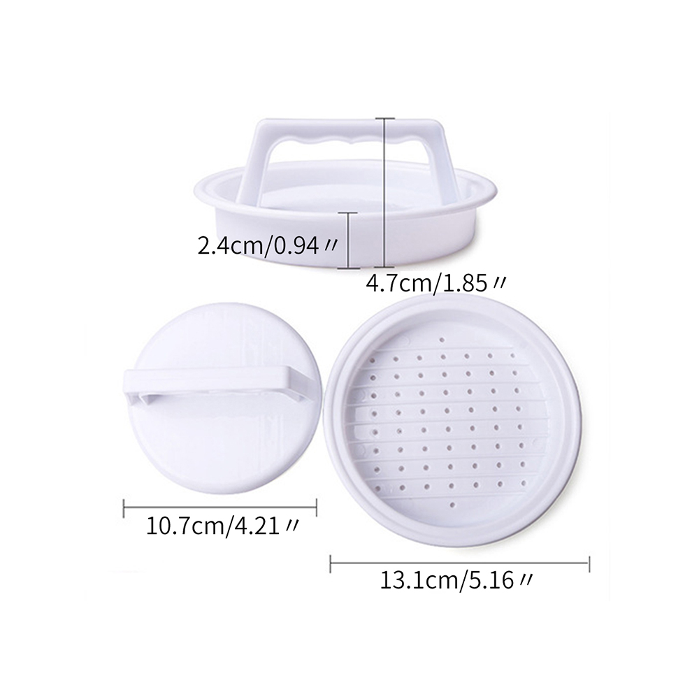 Stuffed Burger Press, BBQ Burger Maker Mould, Plastic Meat Grill Hamburger Press, Kitchen Tool
