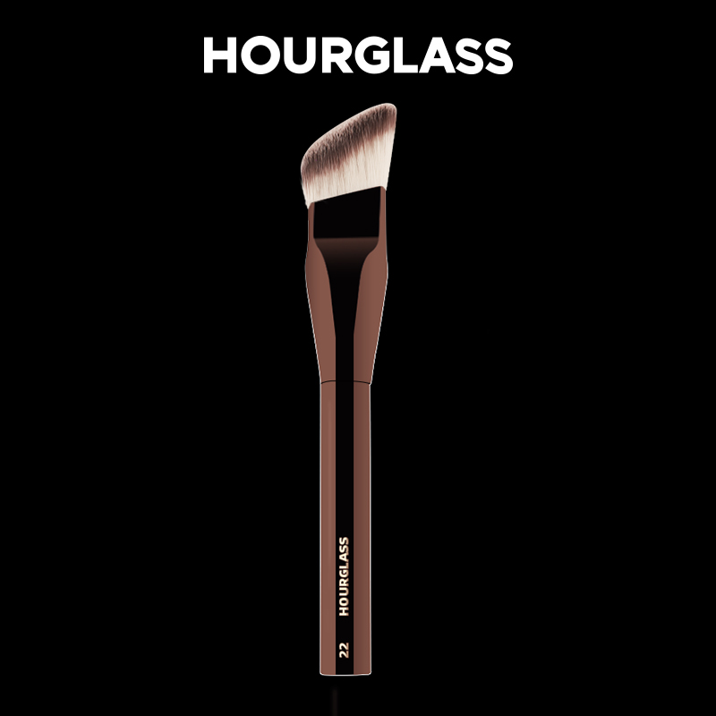 Angled Liquid Foundation Brushes Foundation Cream Brush Blush Base Make Up Tool for Even Coverage, Natural Glow