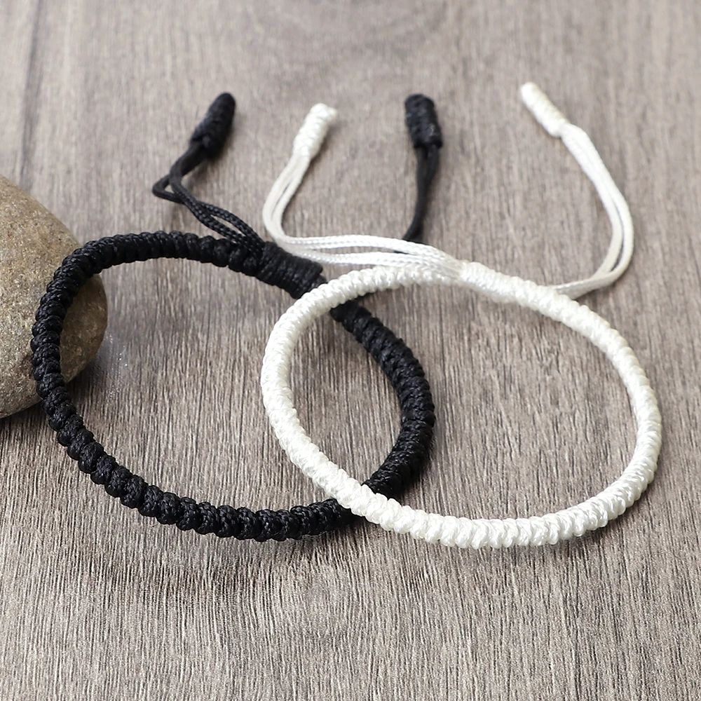 Yin Yang Couple Bracelets – Adjustable Handmade Protection & Love Wristband Set