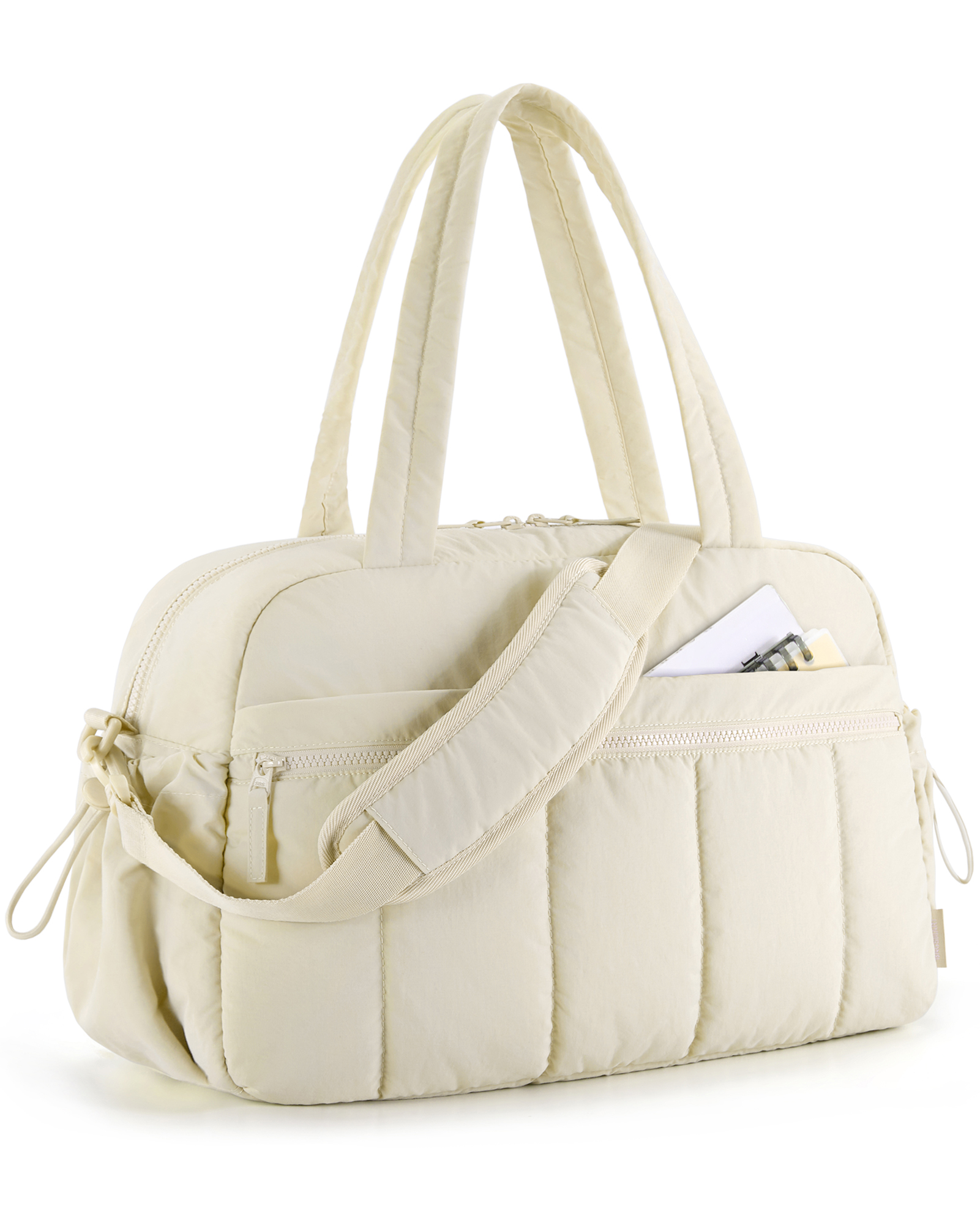 Waterproof Travel Duffel Bag with Wet Pocket, Women's Gym & Weekender Shoulder Bag, Durable Beach