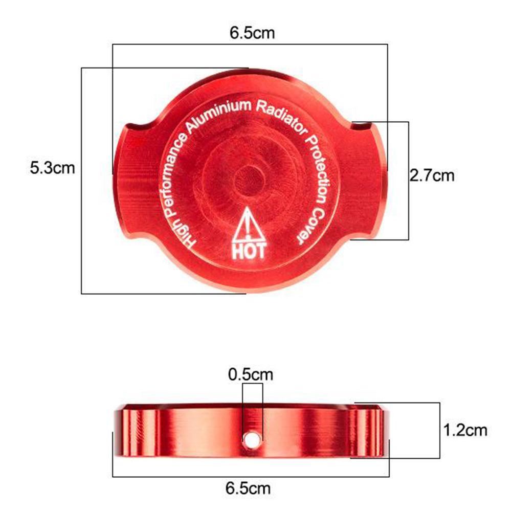 Aluminum Alloy Motorcycle Radiator Cap, Modification Decorative Cover