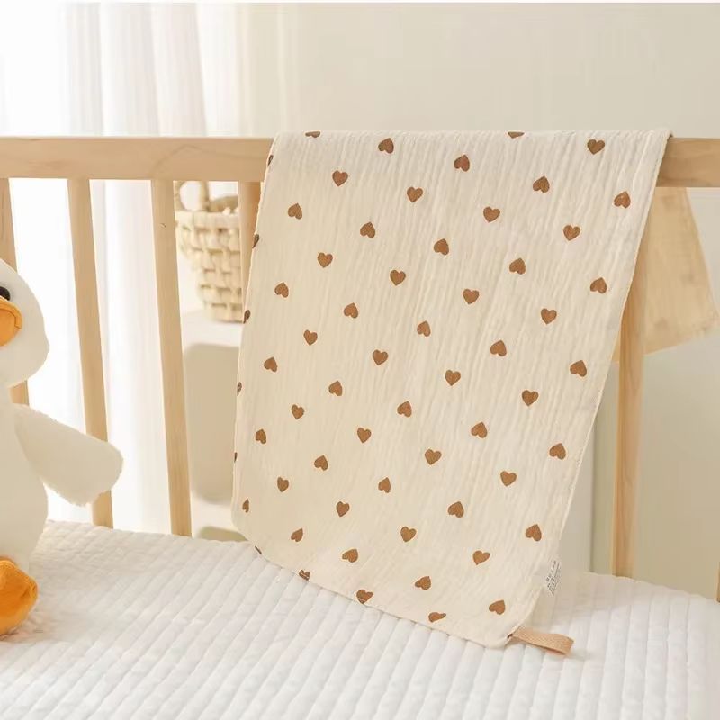 PureSoft 4-Layer Cotton Muslin Baby Face Towels and Long Burp Cloths