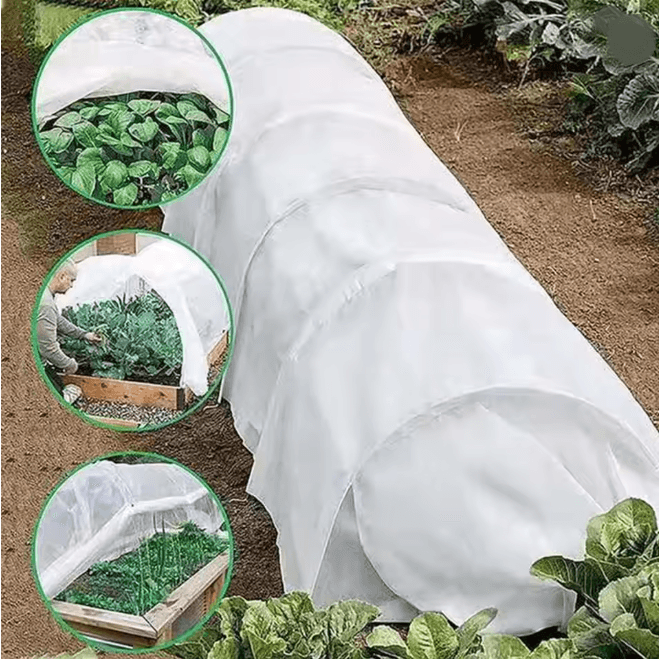 GardenShield Winter Plant Cover 10x30ft Frost Cloth Fabric Sheeting