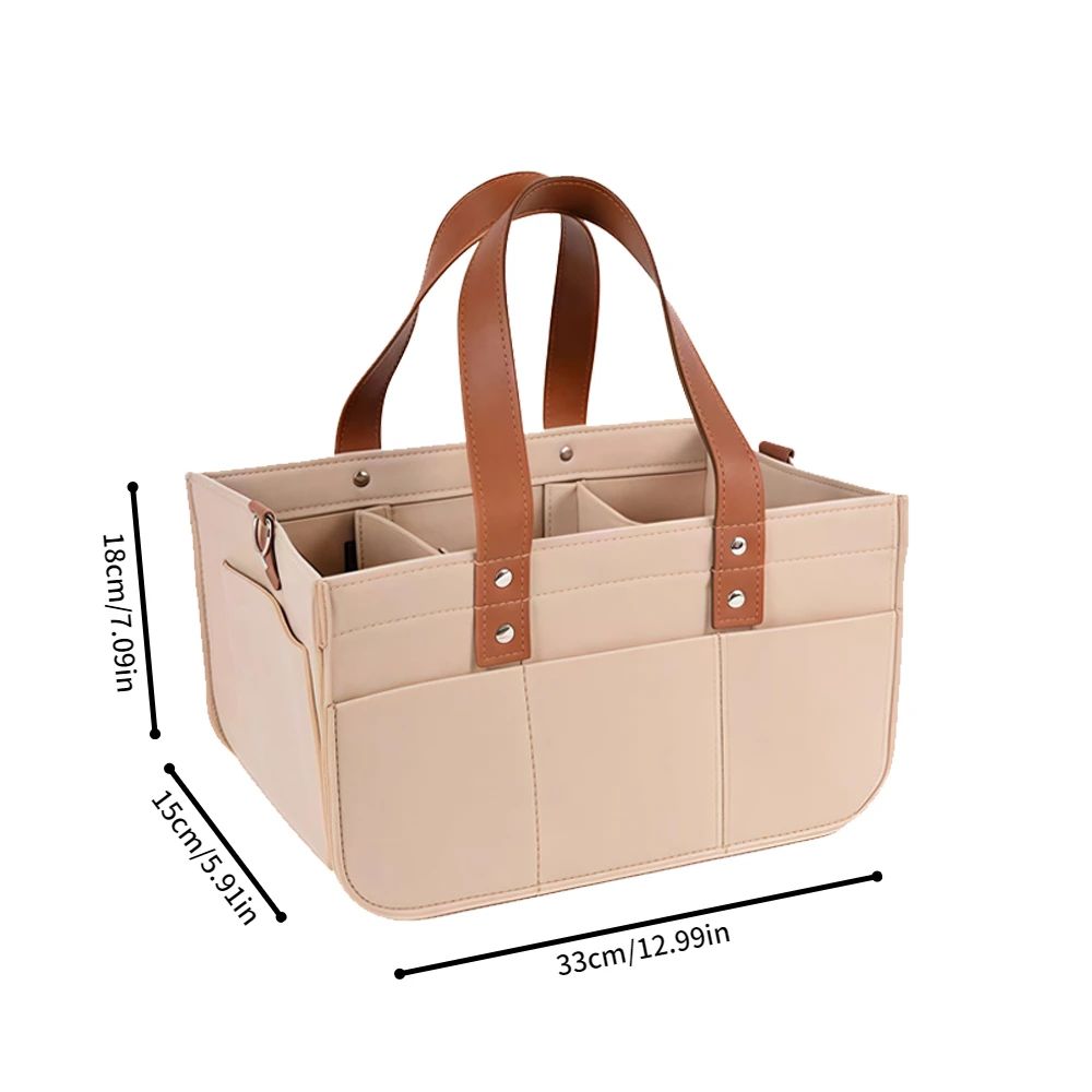 Large Capacity Felt Diaper Tote Bag