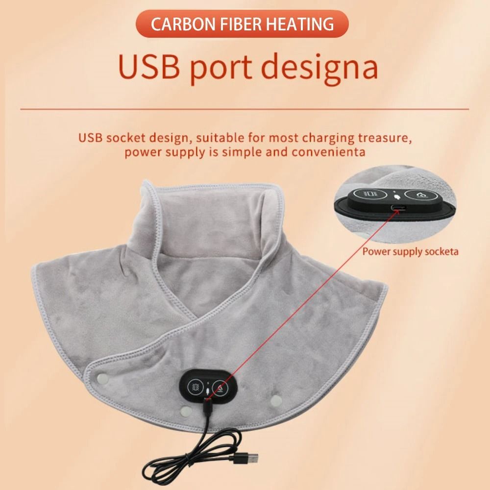 Electric Heating Neck and Shoulder Massager with Infrared Therapy