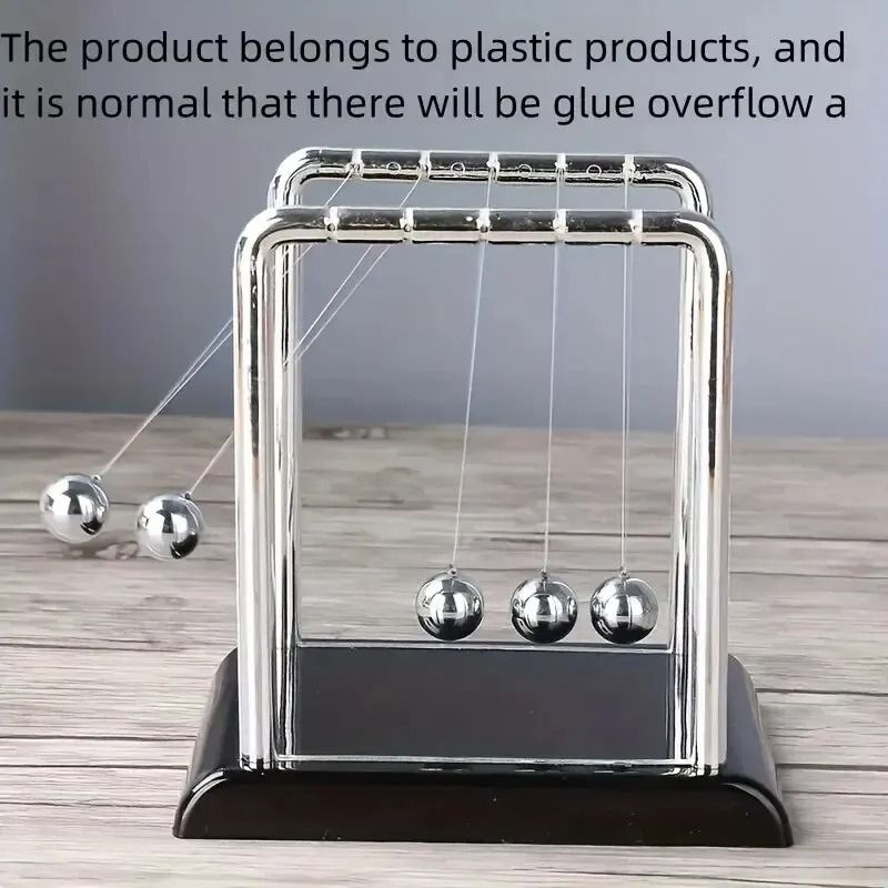 Newtons Cradle Balance Steel Ball Desktop Stress Relief Toy
