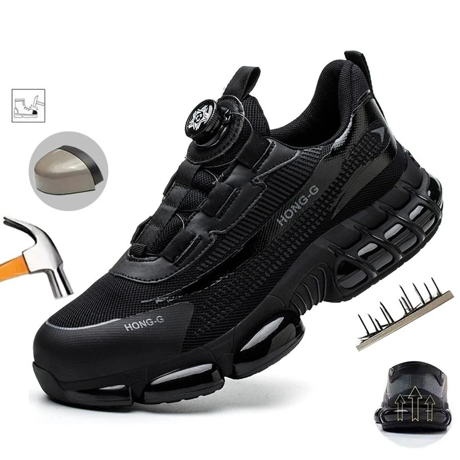 Indestructible Steel Toe Protective Safety Shoes