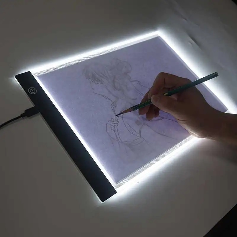 A4 LED Graphic Tablet Writing Painting Light Box Tracing Board Copy Pad