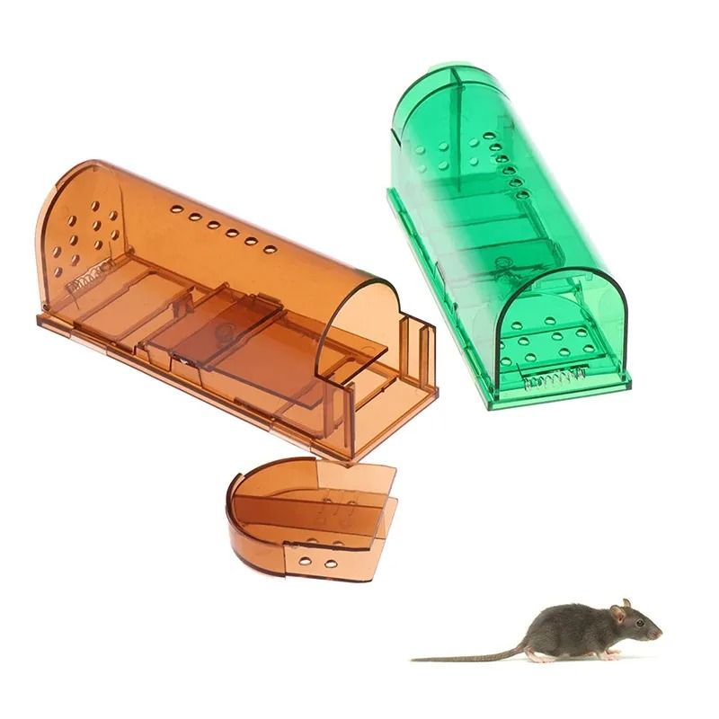 No Kill Mouse and Rat Trap Cage Reusable Humane Rodent Catcher for Home Use