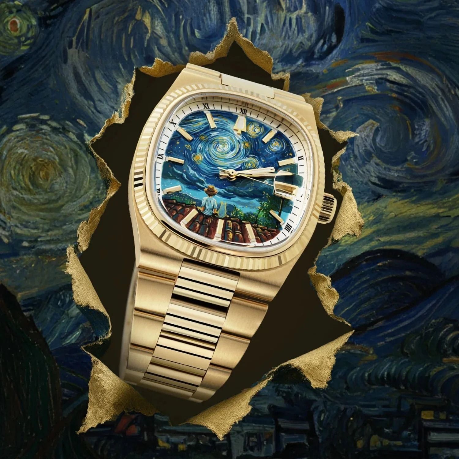 Square Luxury Quartz Watch – High-End Stainless Steel Fashion Timepiece