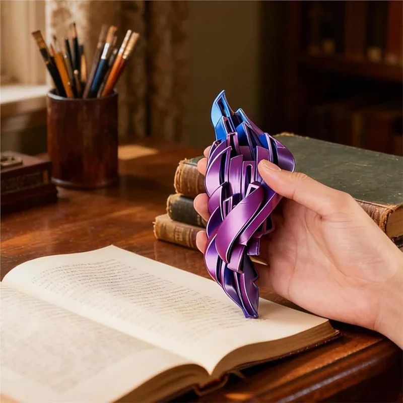 Colorful Spiral Finger Rotator Finger Spinner Stress Relief Toy for Focus