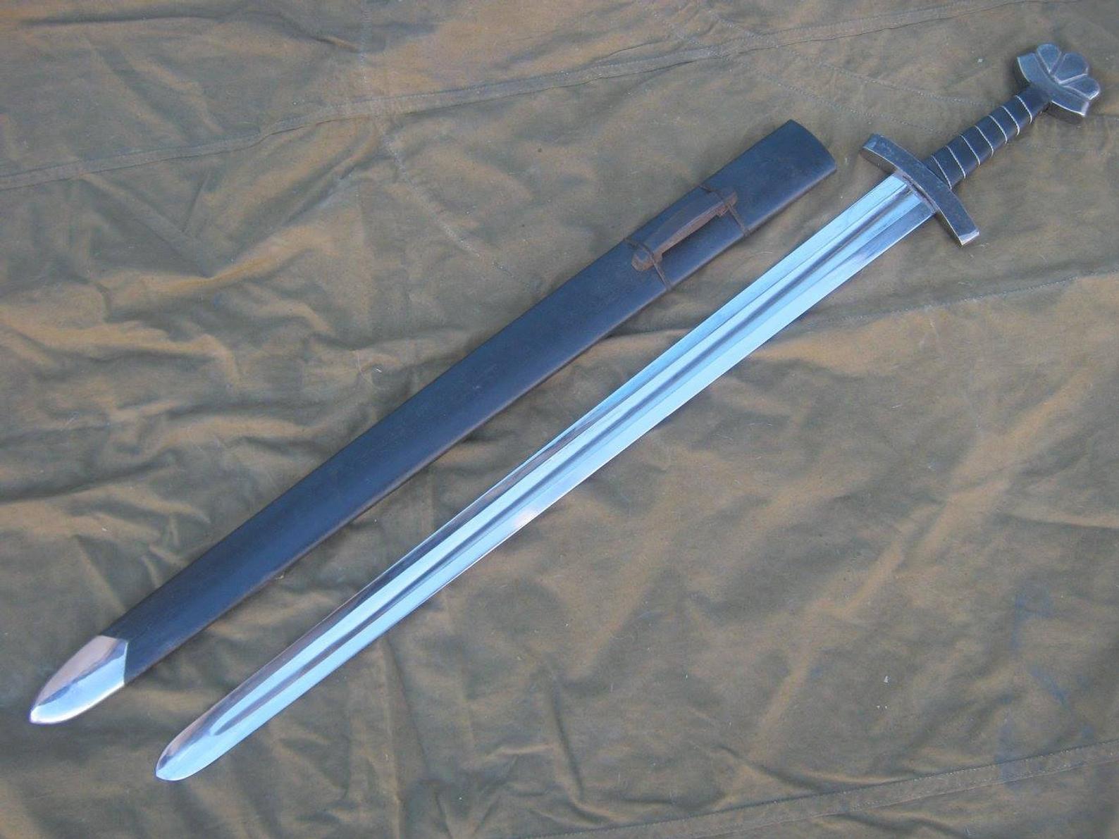 Forged Medieval Sword | 65G Carbon Steel Buhurt Blade | Handcrafted Shock-Resistant Battle Sword