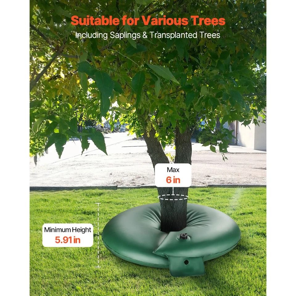 Tree Watering Ring Gallon Slow Release Drip Irrigation Bag