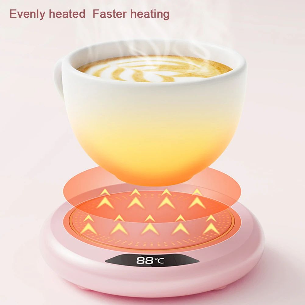 Smart USB Coffee Cup Warmer with 3-Level Temperature Control