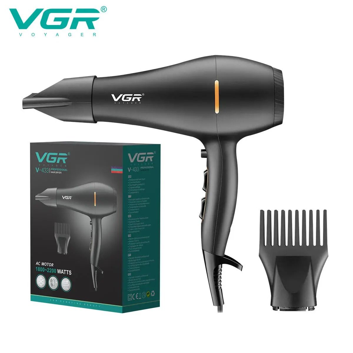 VGR V433 Professional High Power Hair Dryer