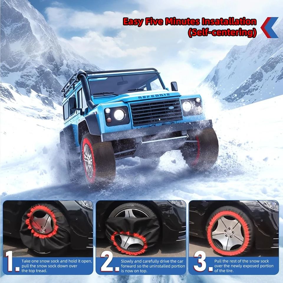 Emergency Tire Chain Snow Socks