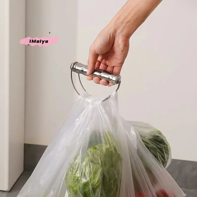 Stainless Steel Plastic Bag Holder Carry Handle